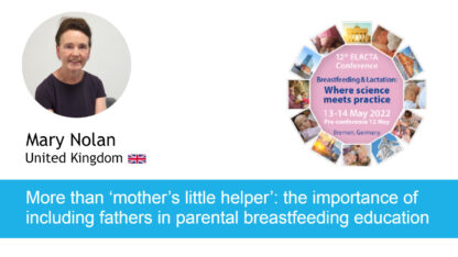 The Importance of Including Fathers in Parental Breastfeeding Education, Mary Nolan